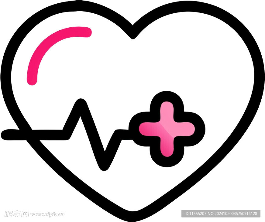 心脏救助医疗UI图标png免抠