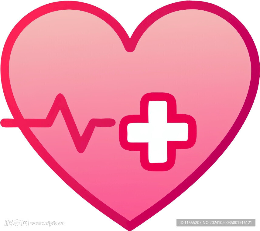 心脏救助医疗UI图标png免抠