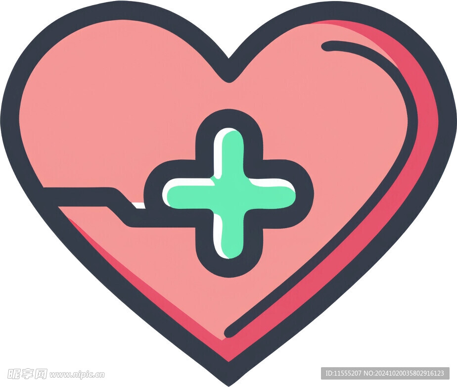 心脏救助医疗UI图标png免抠