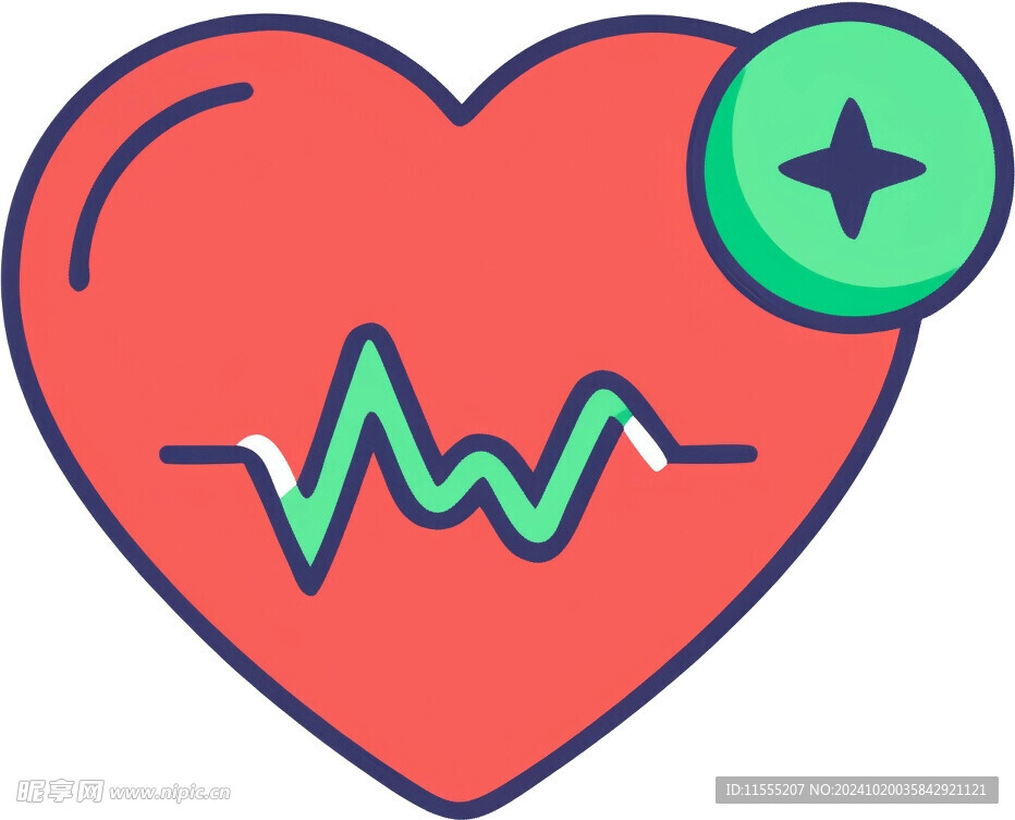 心脏救助医疗UI图标png免抠