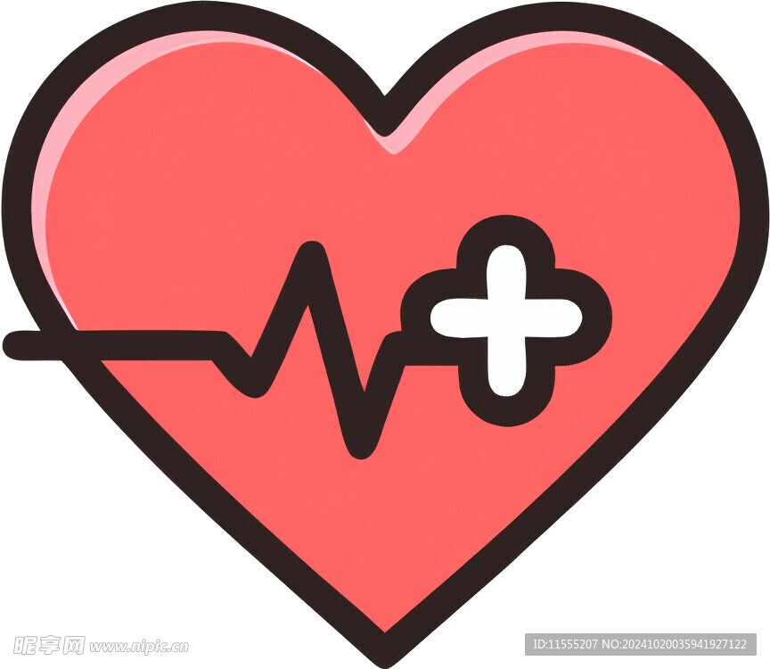 心脏救助医疗UI图标png免抠