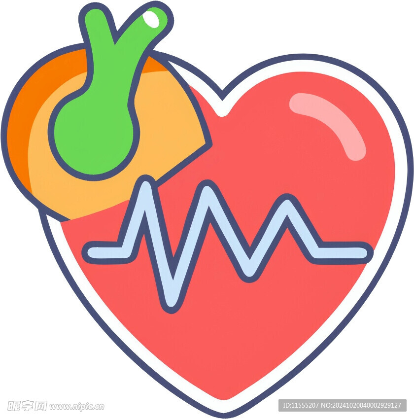 心脏救助医疗UI图标png免抠