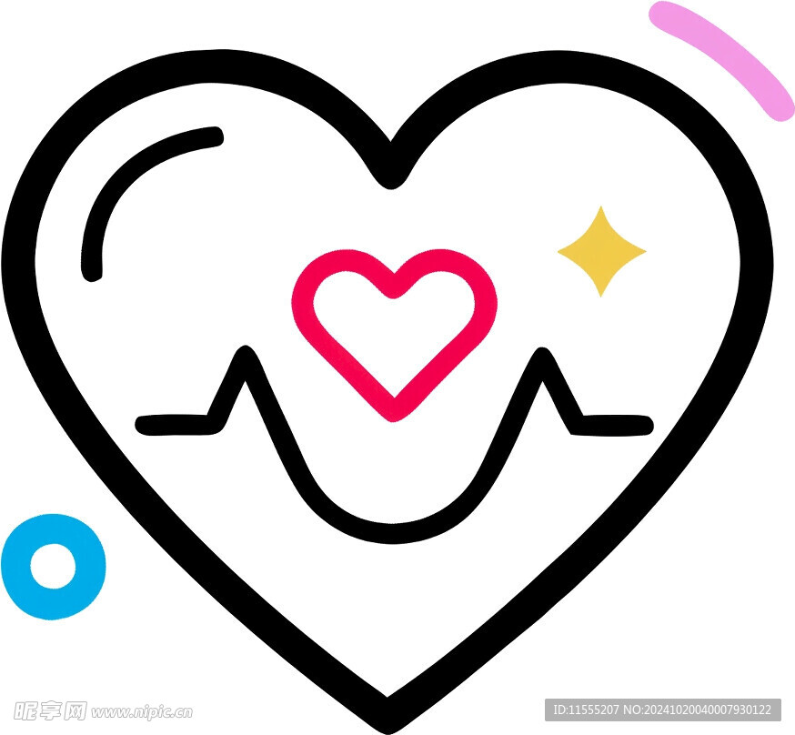 心脏救助医疗UI图标png免抠