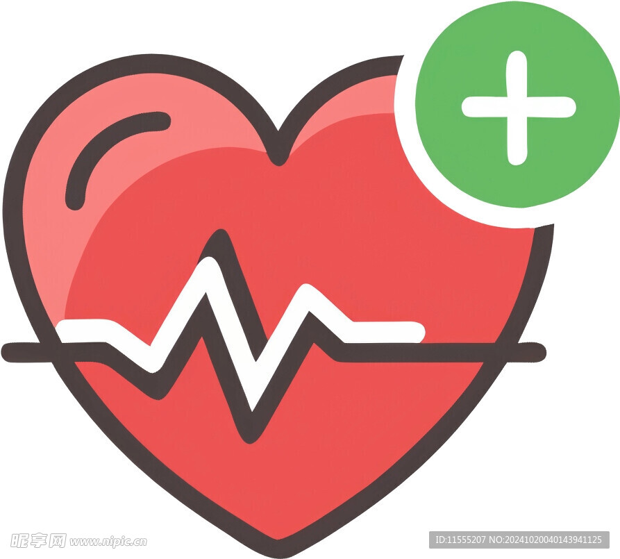 心脏救助医疗UI图标png免抠