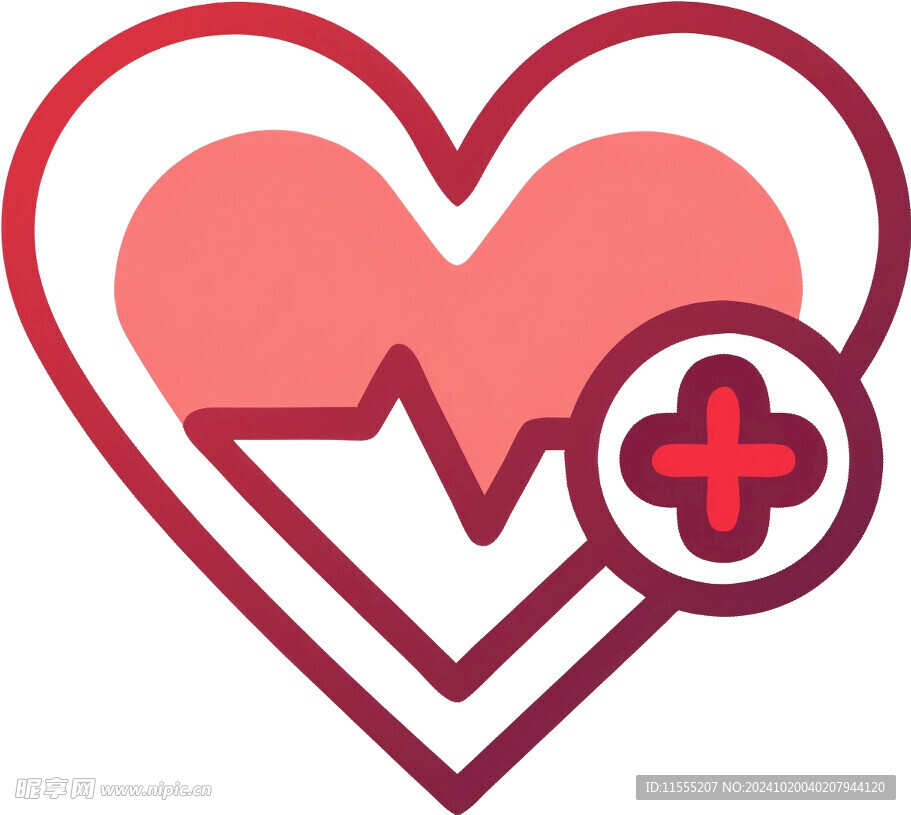 心脏救助医疗UI图标png免抠
