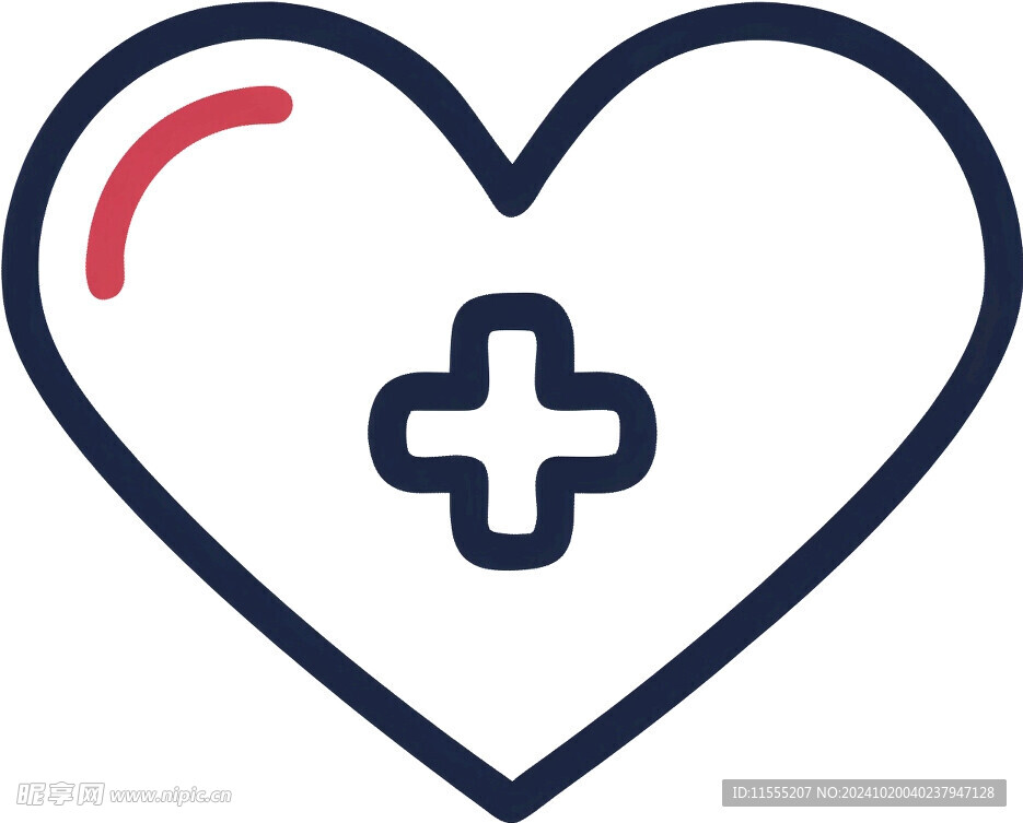 心脏救助医疗UI图标png免抠