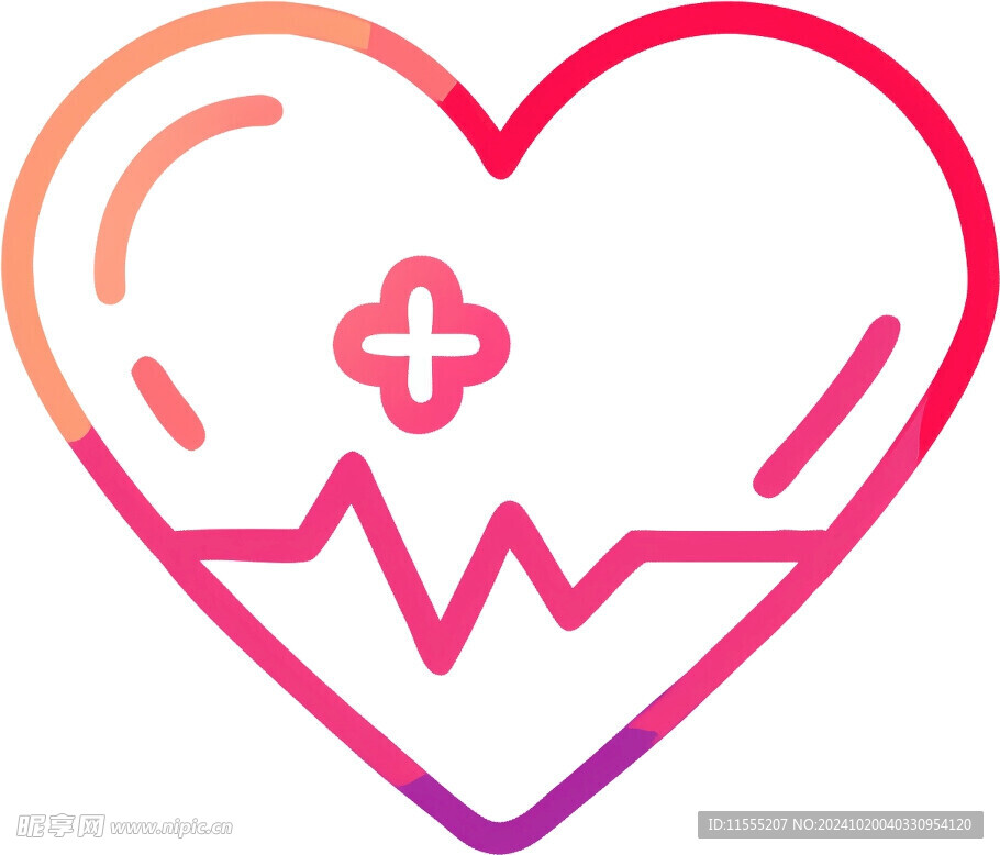 心脏救助医疗UI图标png免抠