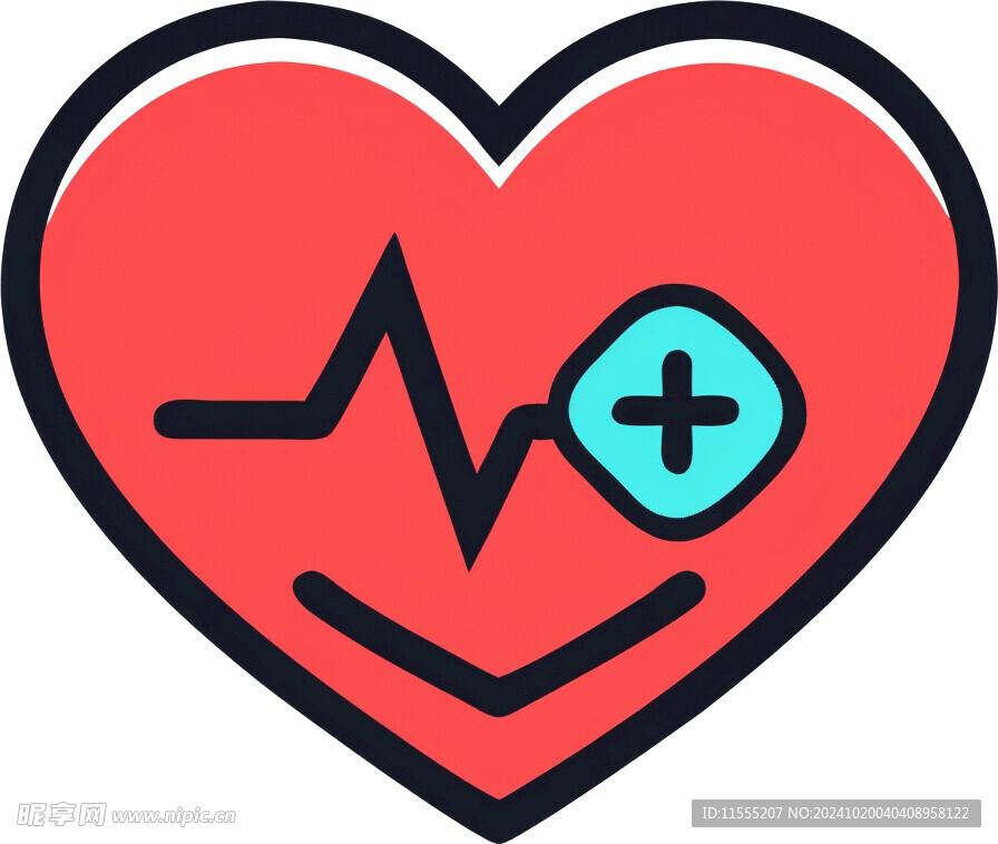 心脏救助医疗UI图标png免抠