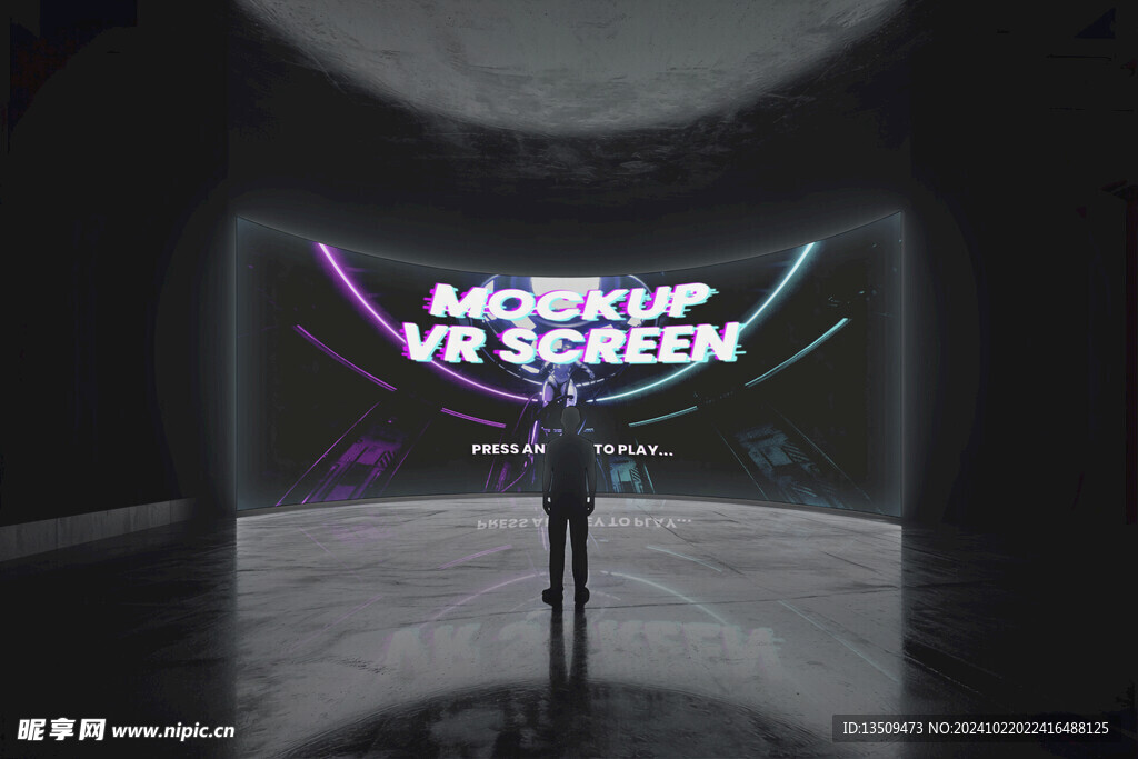 大屏幕贴图样机