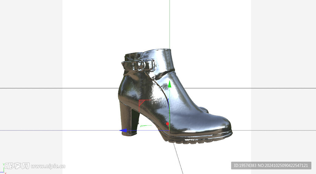 C4D模型 靴子