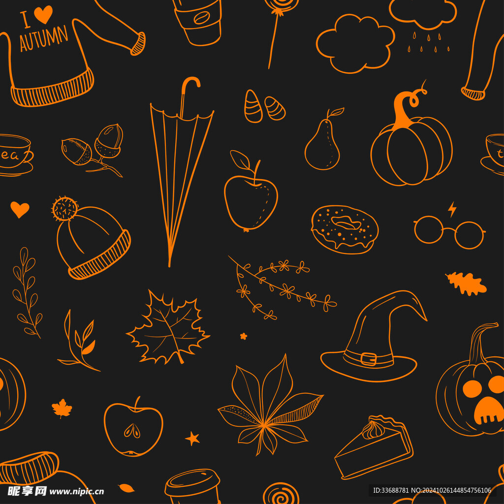 万圣节背景素材