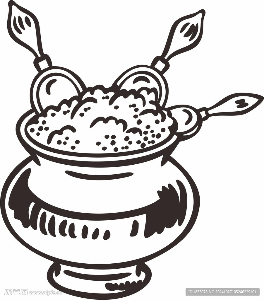 食物器具简笔画