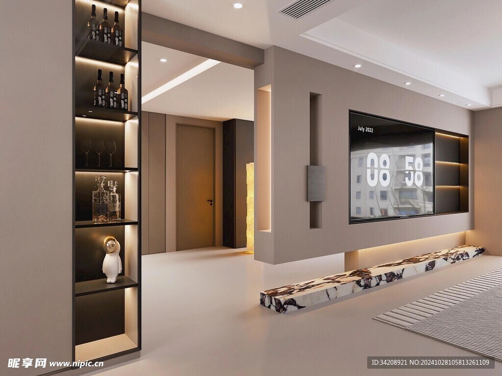 室内设计全屋定制柜子衣柜橱柜吊