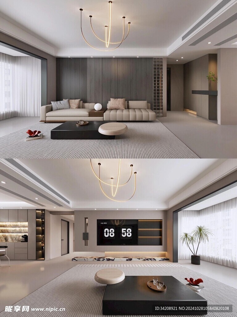 室内设计全屋定制柜子衣柜橱柜吊