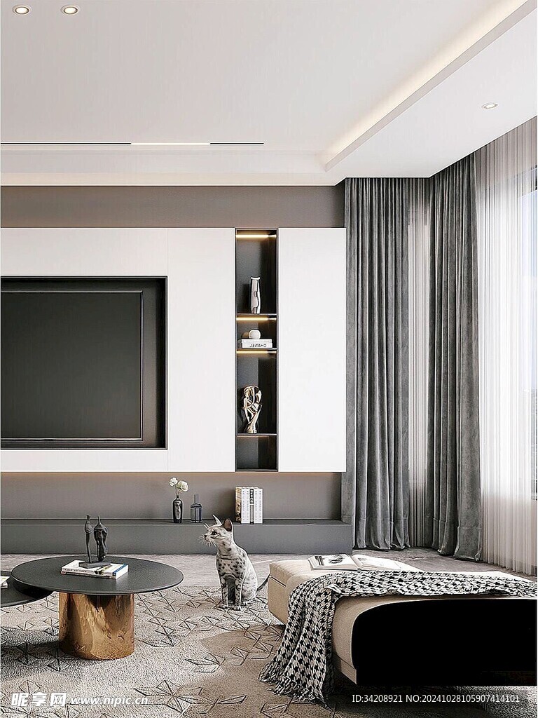 室内设计全屋定制柜子衣柜橱柜吊