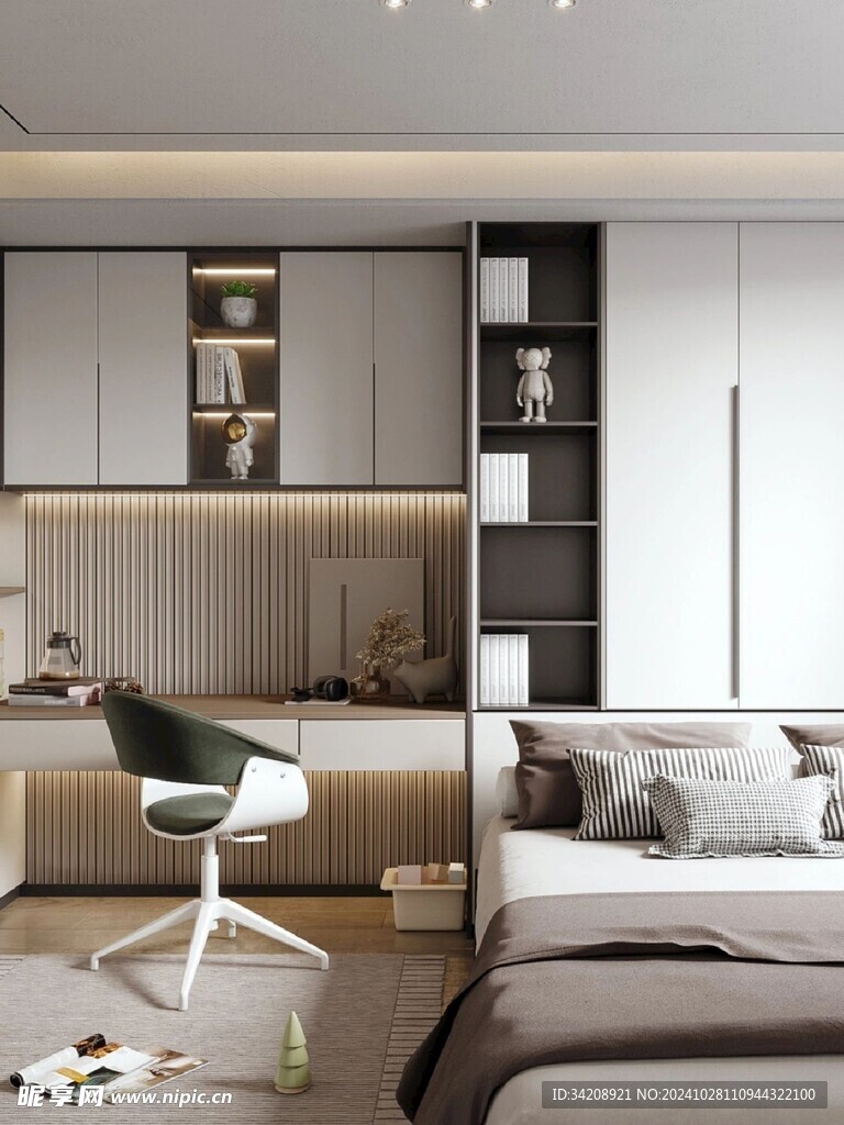 室内设计全屋定制柜子衣柜橱柜吊