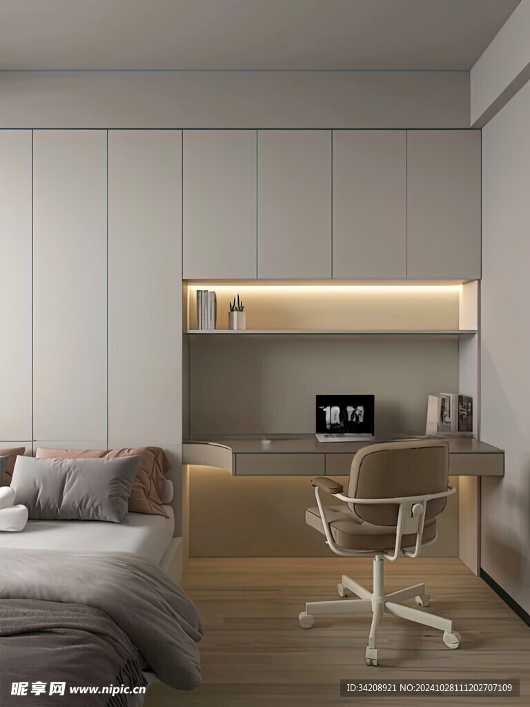 室内设计全屋定制柜子卧室衣柜