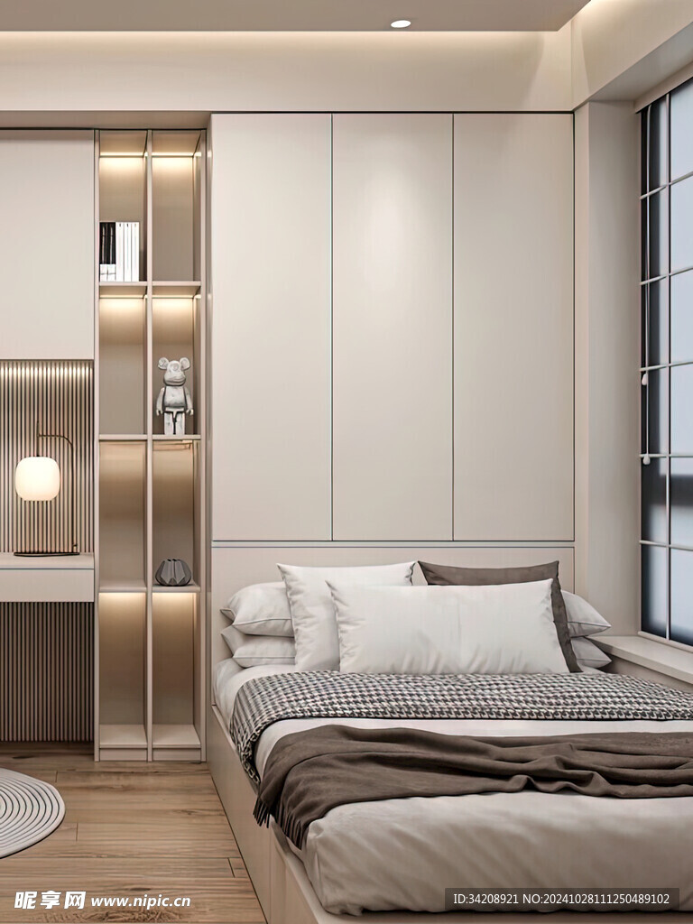 室内设计全屋定制柜子卧室衣柜