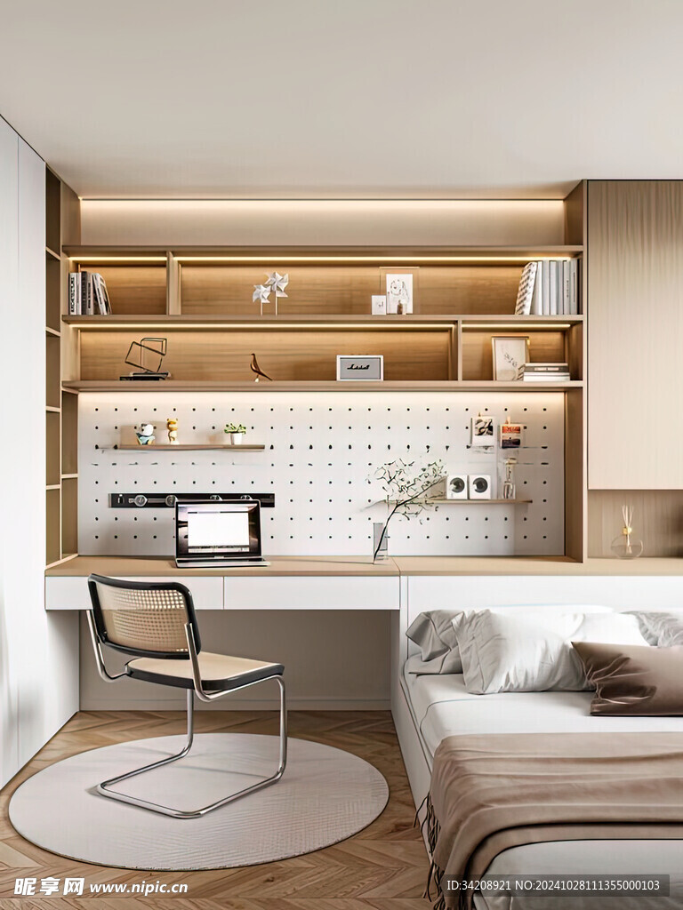 室内设计全屋定制柜子衣柜卧室卧