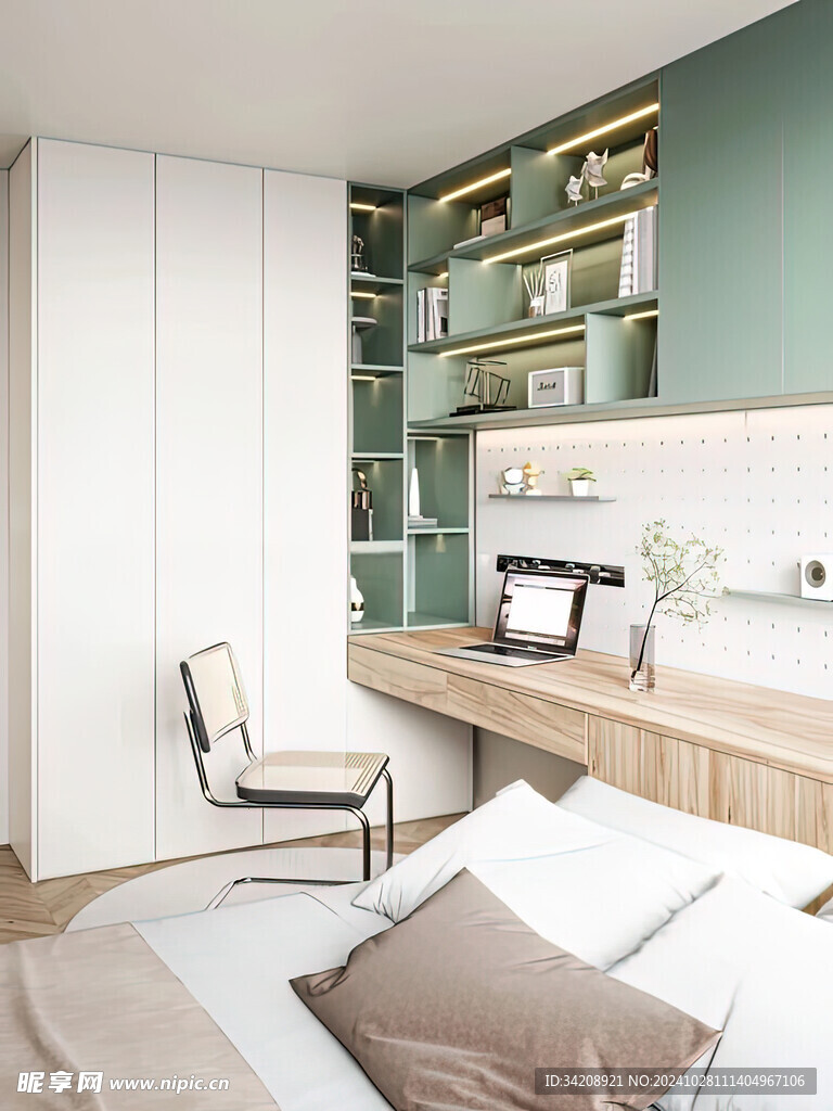 室内设计全屋定制柜子衣柜卧室卧