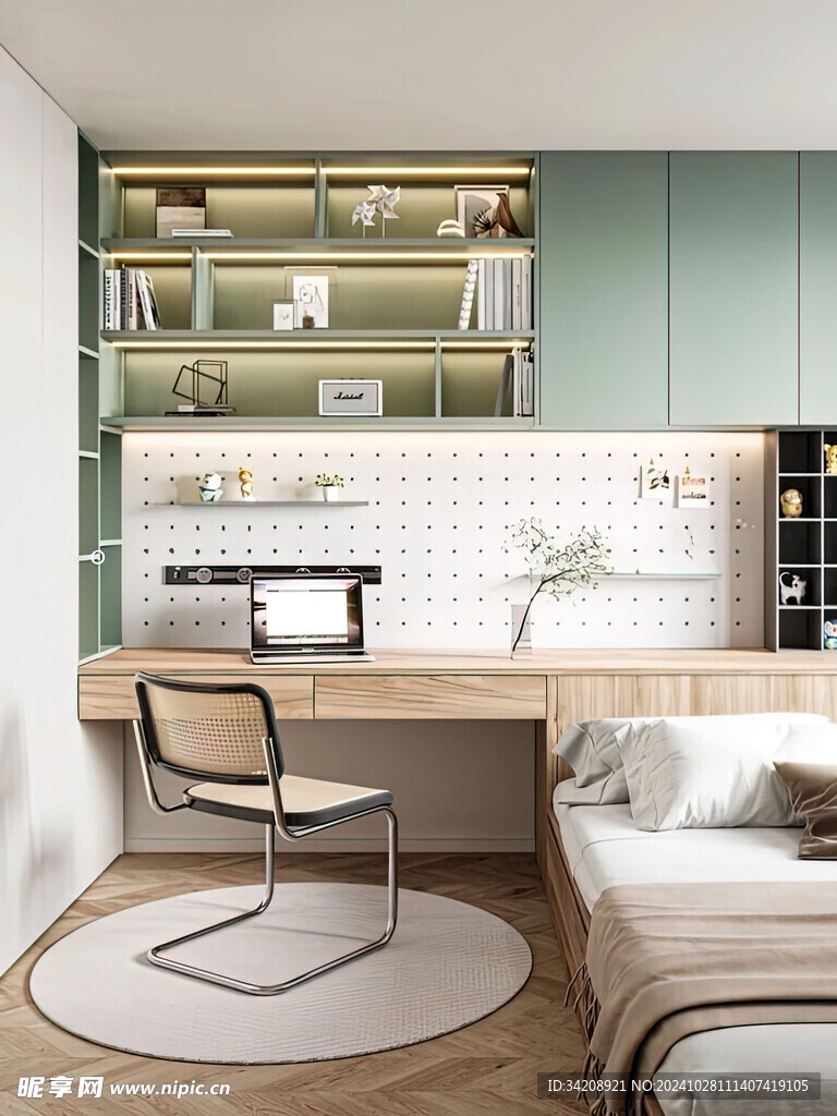 室内设计全屋定制柜子衣柜卧室卧