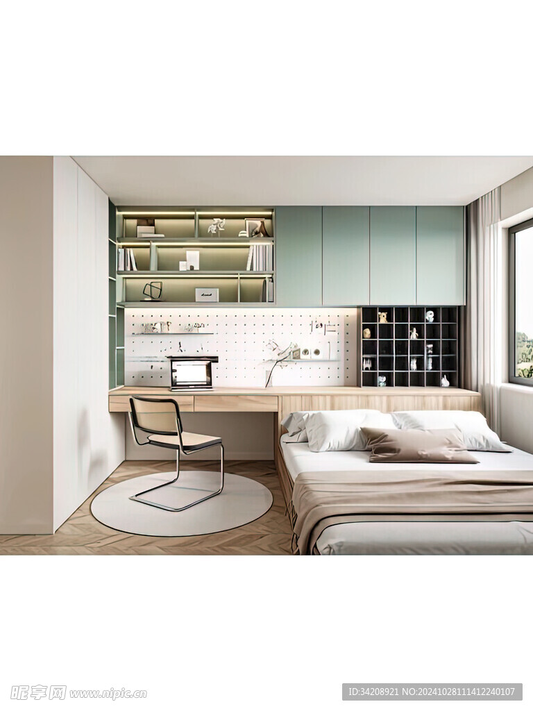 室内设计全屋定制柜子衣柜卧室卧