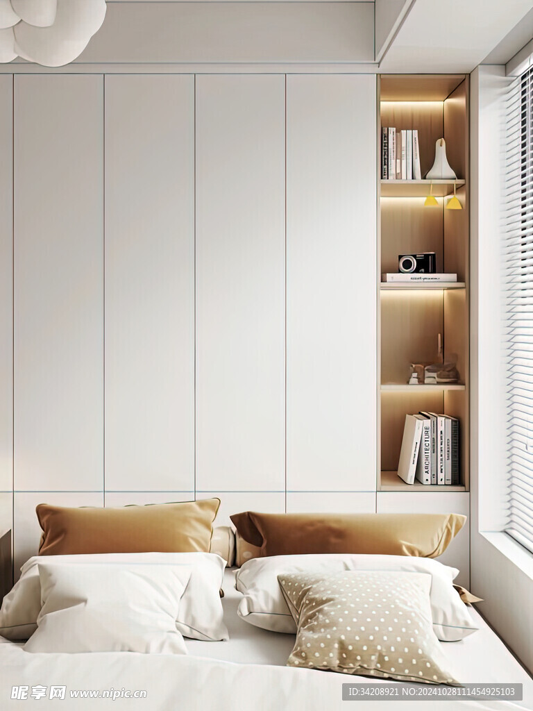 室内设计全屋定制柜子衣柜玄关卧