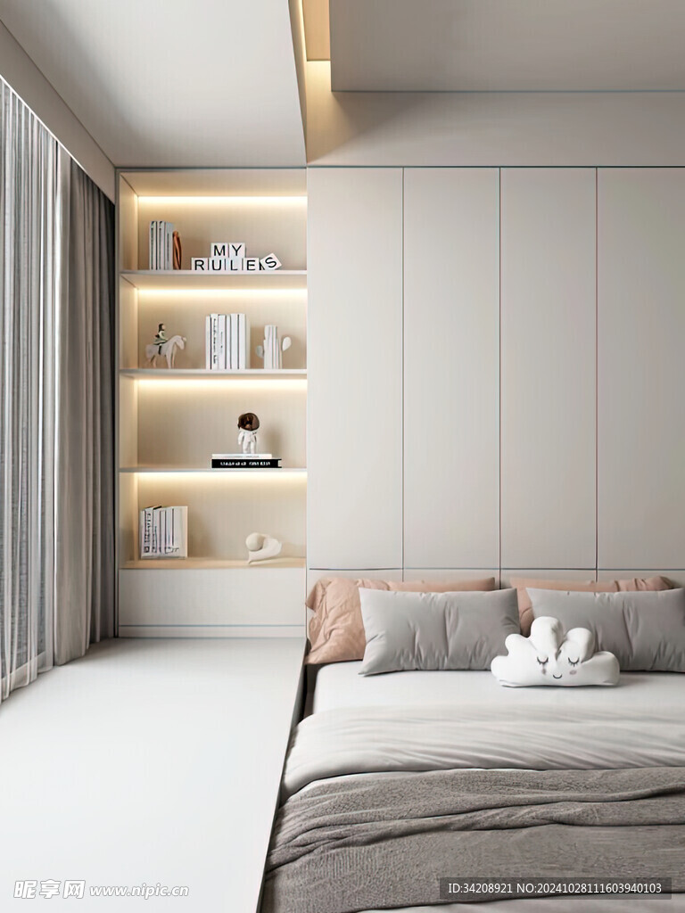 室内设计全屋定制柜子衣柜玄关柜