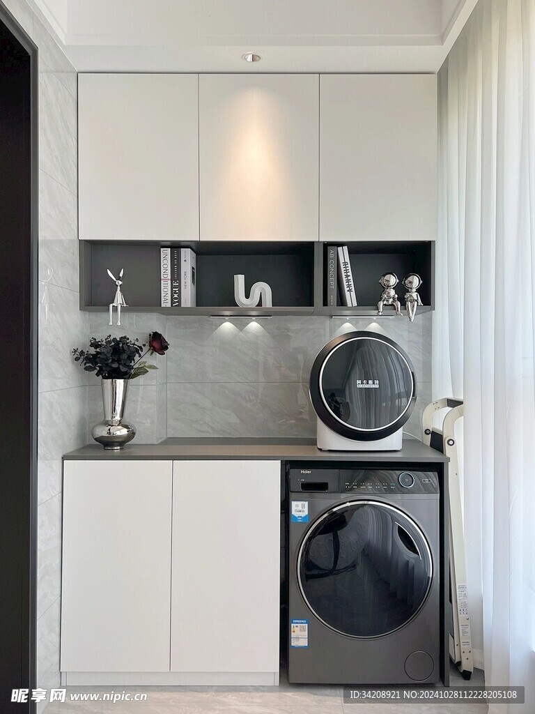 全屋定制柜子衣柜阳台柜洗衣机柜