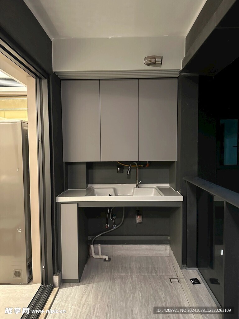 全屋定制柜子衣柜阳台柜洗衣机柜