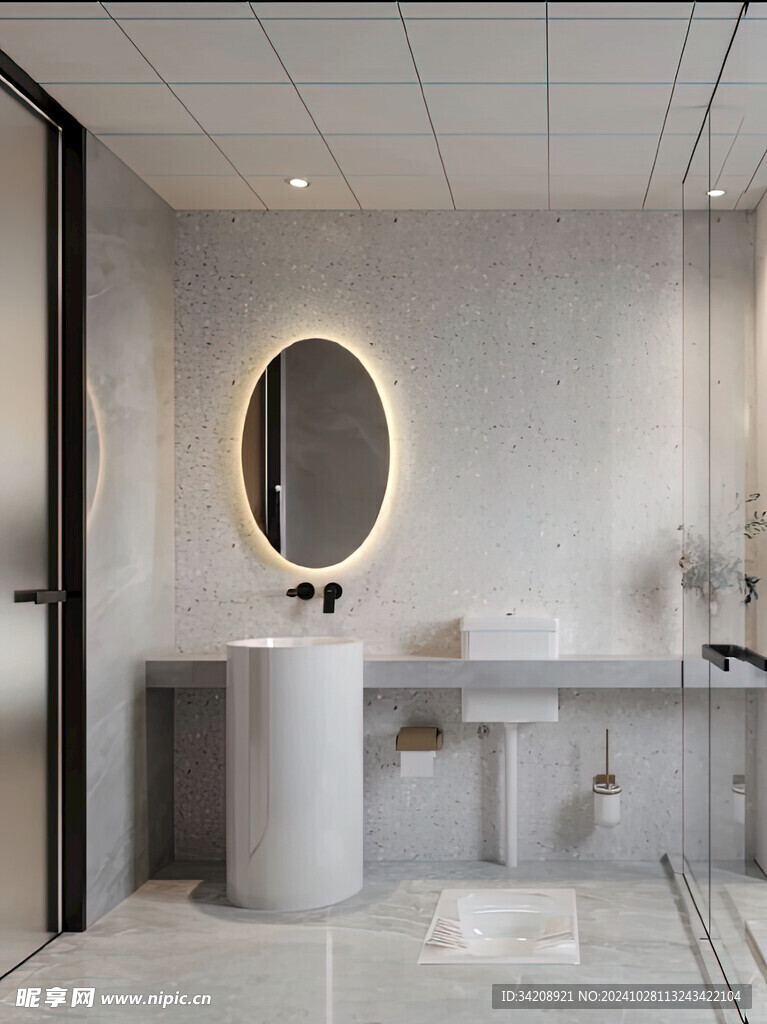 卫生间卫浴厕所室内设计效果图