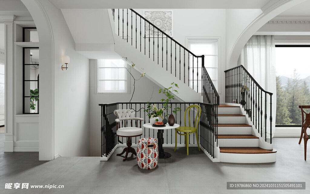 楼梯过道效果图