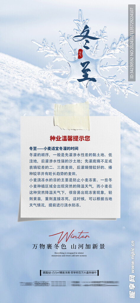 冬至海报