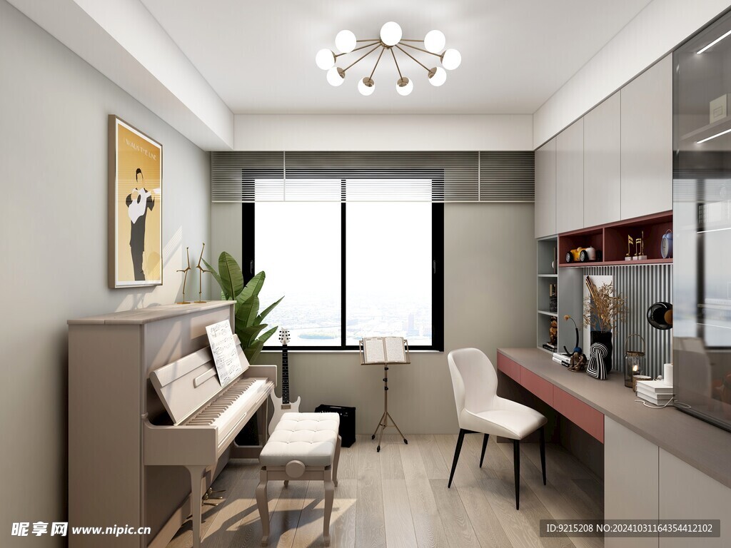 书房设计效果图