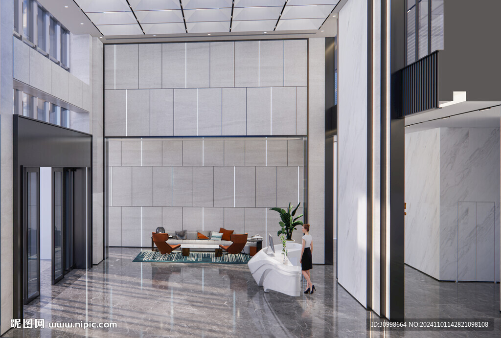 大堂设计效果图