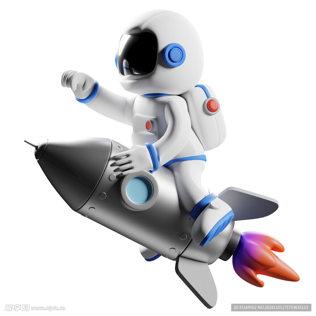 火箭上的宇航员