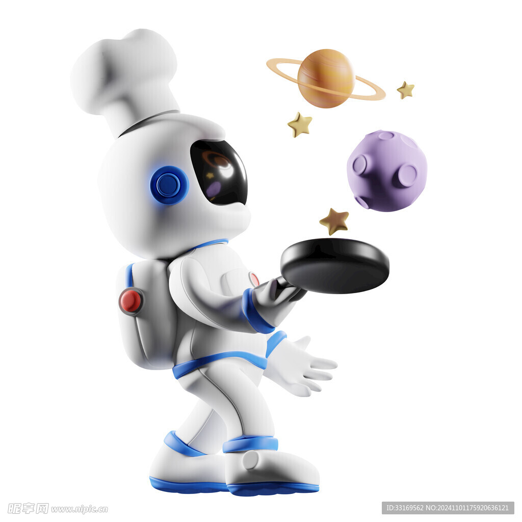 卡通宇航员