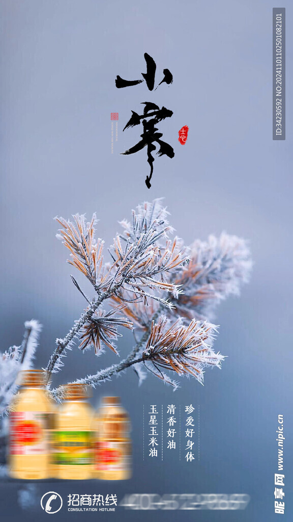 小寒海报