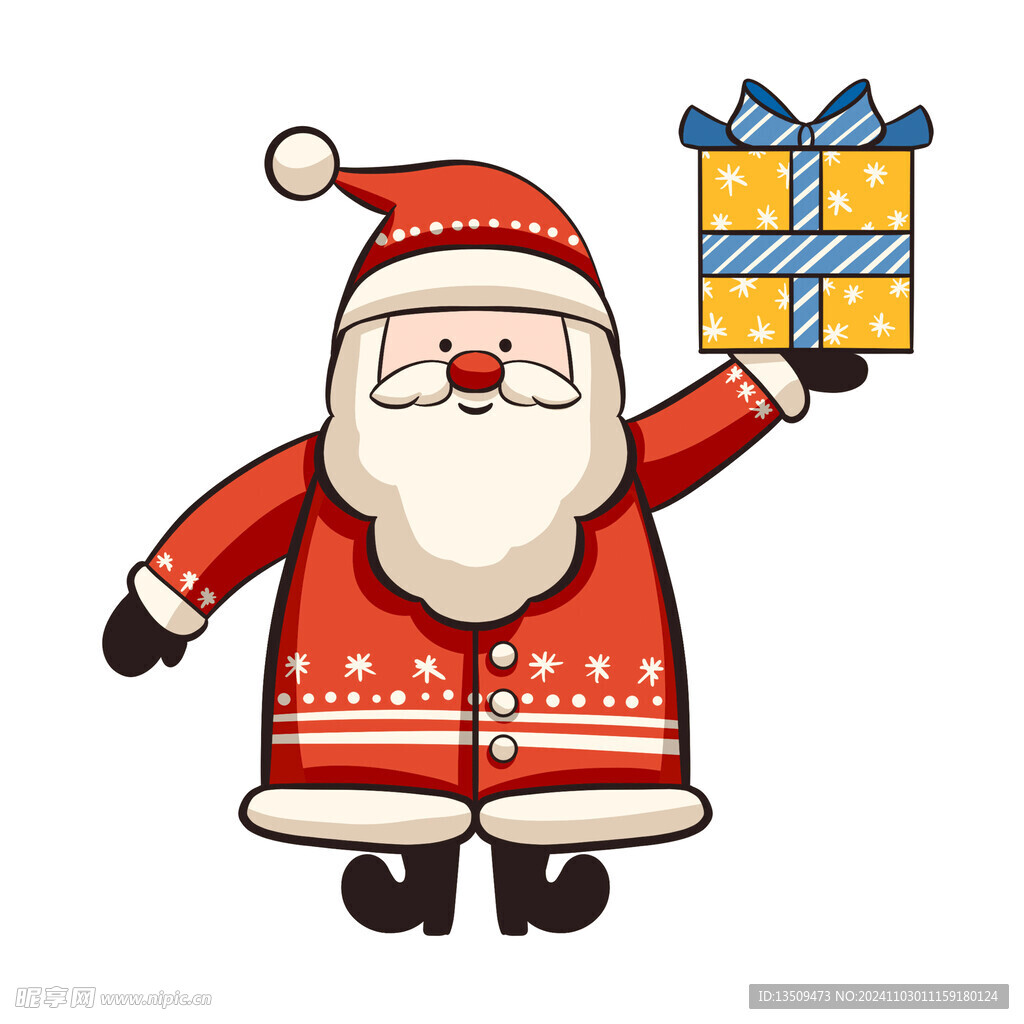 圣诞老人拿礼物