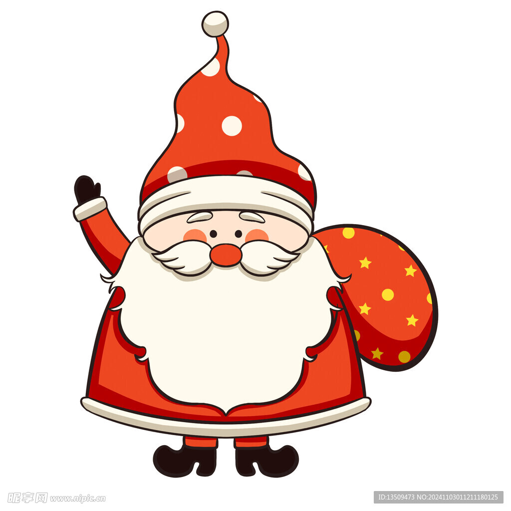 卡通圣诞老人