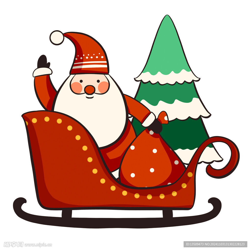 卡通圣诞老人