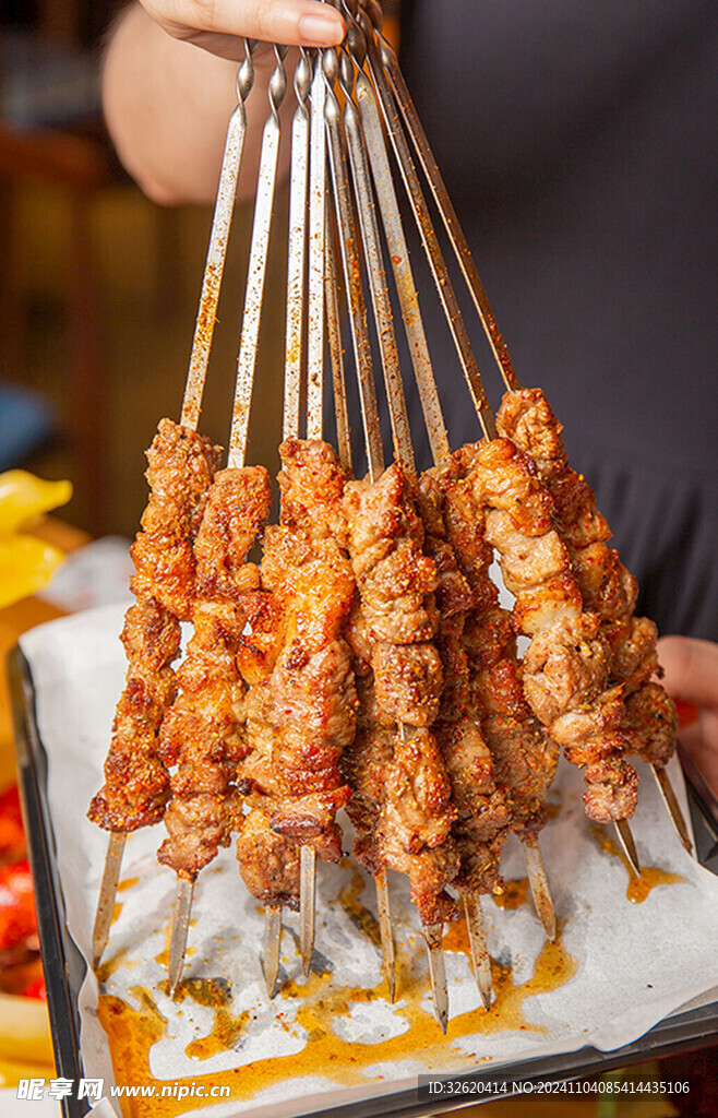 烤肉串 烧烤 
