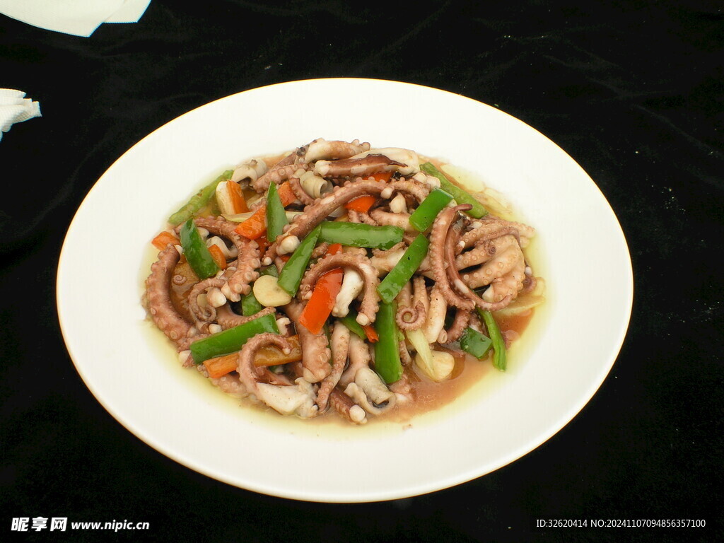 炒鱿鱼须 