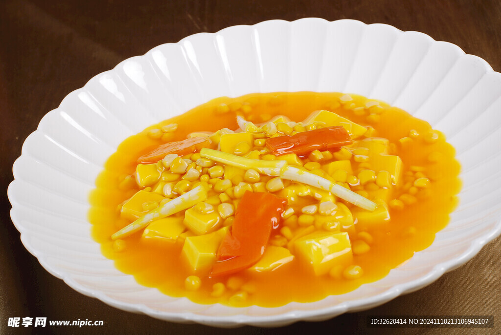 玉米烩豆腐
