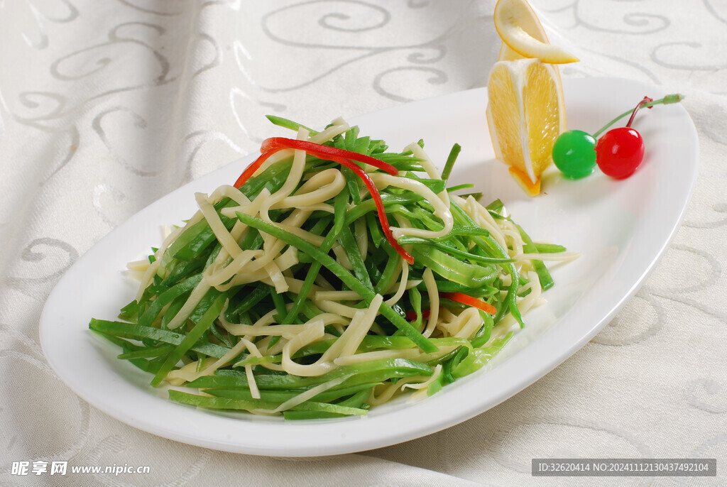 三丝脆豆银针