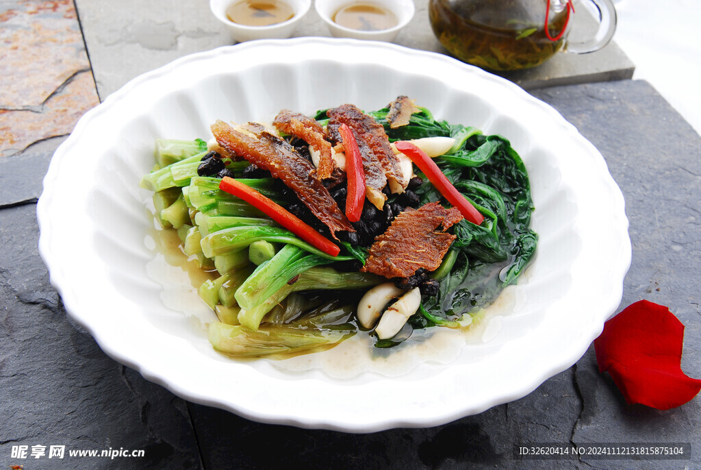 豆豉鲮鱼油麦