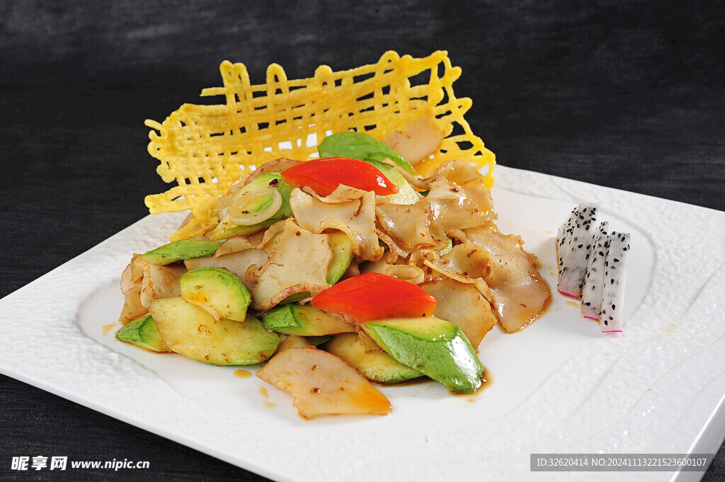 XO酱时蔬炒鲍片