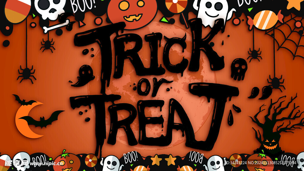 万圣节海报展板素材