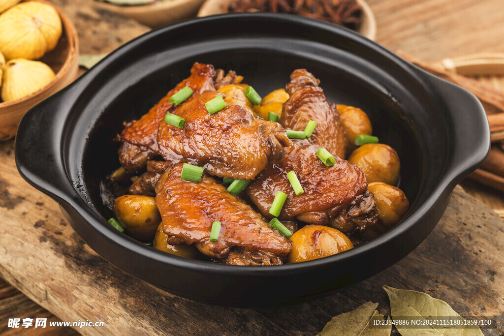 板栗烧鸡