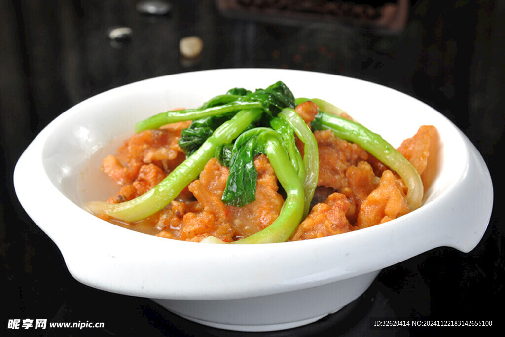 青菜小酥肉